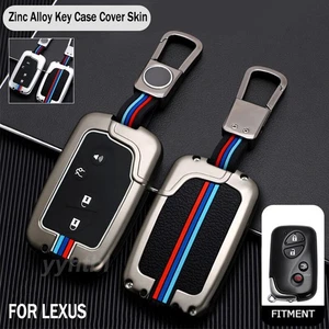 For LEXUS ES GS IS LS LX RX CT 06-14 Zinc Alloy Car Key Fob Case Cover Holder - Picture 1 of 11
