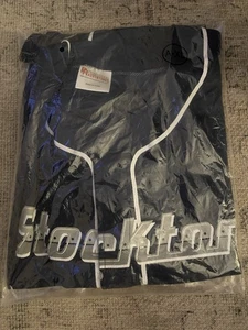 Stockton Ports SGA 2023 XL Button Up Navy Jersey NEW MiLB Oakland A’s 23’ - Picture 1 of 4