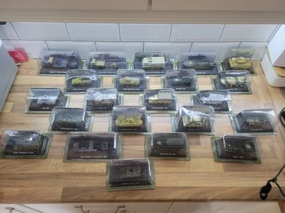 ATLAS AMERCOM TANK COLLECTION JOB LOT OF 24! BRAND NEW AND SEALED.  - Image 1 of 4