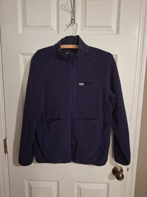 Figs navy blue fleece scrub jacket Large - Image 1 of 4