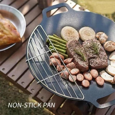 Griglia Di Scolo Dell'olio In Acciaio Inossidabile Per Frittura, - Immagine 1 di 4