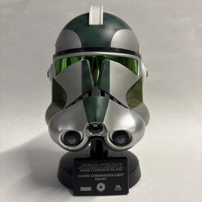 Casco a escala réplicas maestras de Star Wars - Comandante clon griego Foto 1 de 4