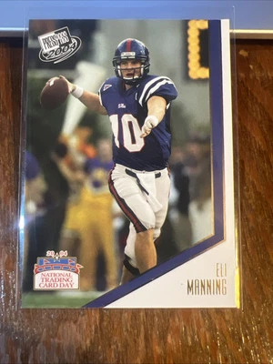 Eli Manning Giants 2004 Press Pass National Trading Card Day Rookie RC #PP6 - Image 1 of 4