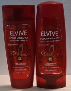  2- L’Oreal Paris Elvive COLOR VIBRANCY Shampoo & Conditioner 12.6oz Each - Picture 1 of 1