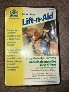 Arnés de movilidad para perros Pet Zone LIFT-N-AID GRANDE 80-125 libras #50030 ¡NUEVO! - Imagen 1 de 3