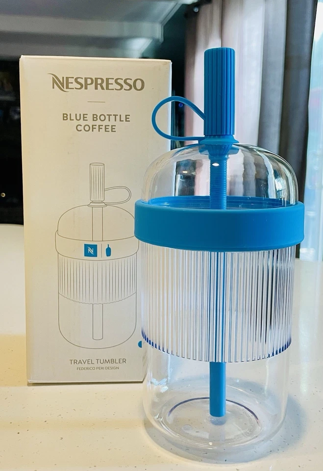 Vaso helado Nespresso X Blue Bottle NOLA Nomad edición limitada nuevo en caja Foto 1 de 1