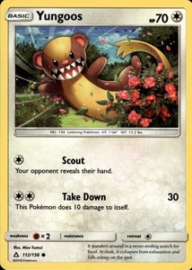 Yungoos 112/156 | Sun & Moon - Ultra Prism | Pokemon TCG | English | Common - Picture 1 of 4