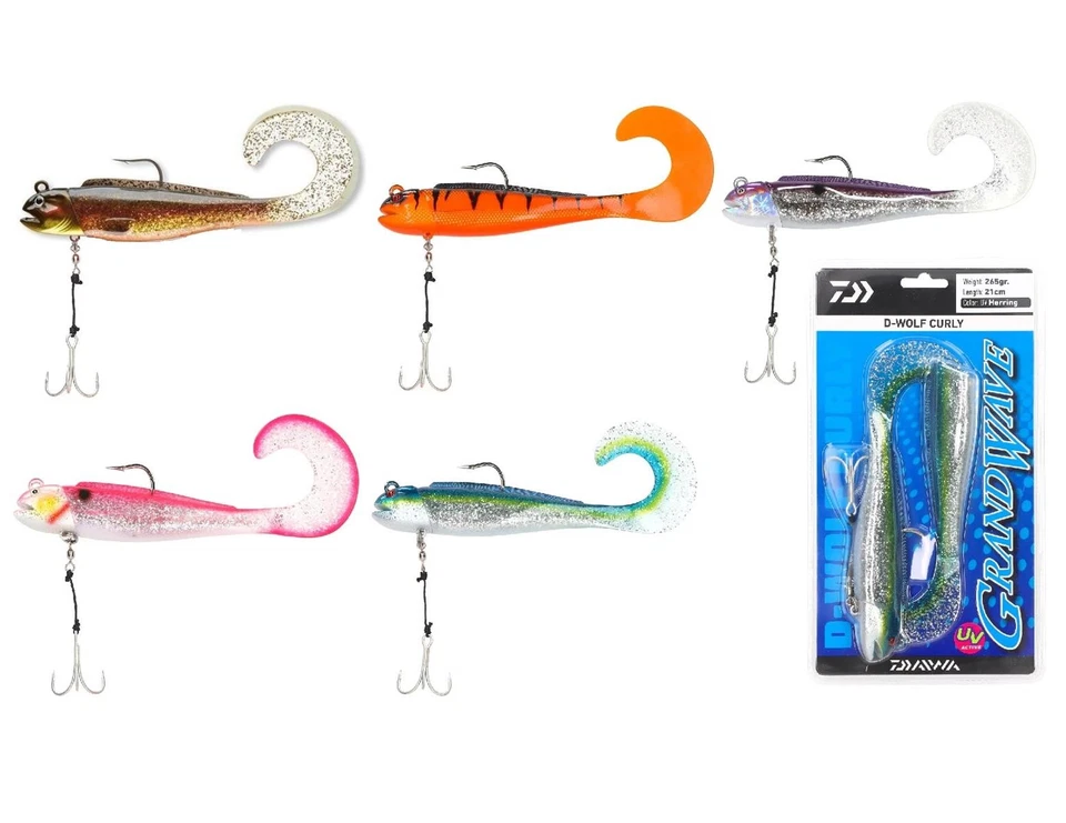 Daiwa Grandwave D-Wolf Curly 21cm / 265g Meeresköder Salzwasser - Bild 1 von 1