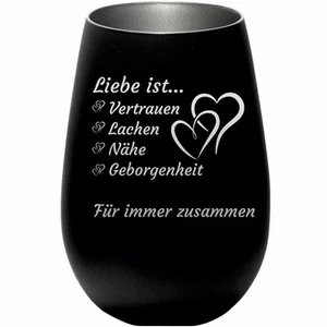 Windlicht - Teelichthalter - Valentinstag - Jahrestag - Gravur - Liebe - 34 - Picture 1 of 15