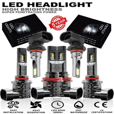Combo Faro LED Alto Bajo + Kit Bombillas Antiniebla Para Ram 4000 2015 Foto 1 de 4