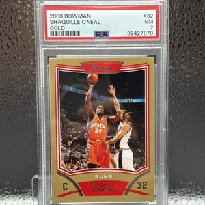 2008 Bowman Shaquille O’Neal #32 Gold 8/50 PSA 7 - Picture 1 of 3