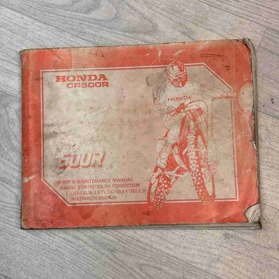 HONDA CR 500 R Original OEM 00X36-ML3-8201 36ML3820 Motorrad-Handbuch gebraucht  - Bild 1 von 4