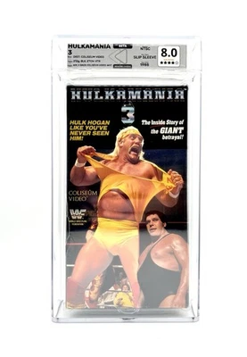 WWF HULKAMANIA 3 1987 NEW SEALED RARE Beta Hulk Hogan Andre Coliseum Video VHS - Imagem 1 de 2