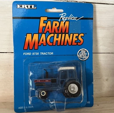 Ertl Farm Machines Ford Tractor 8730 blue 302-7HAP used  - Image 1 of 4