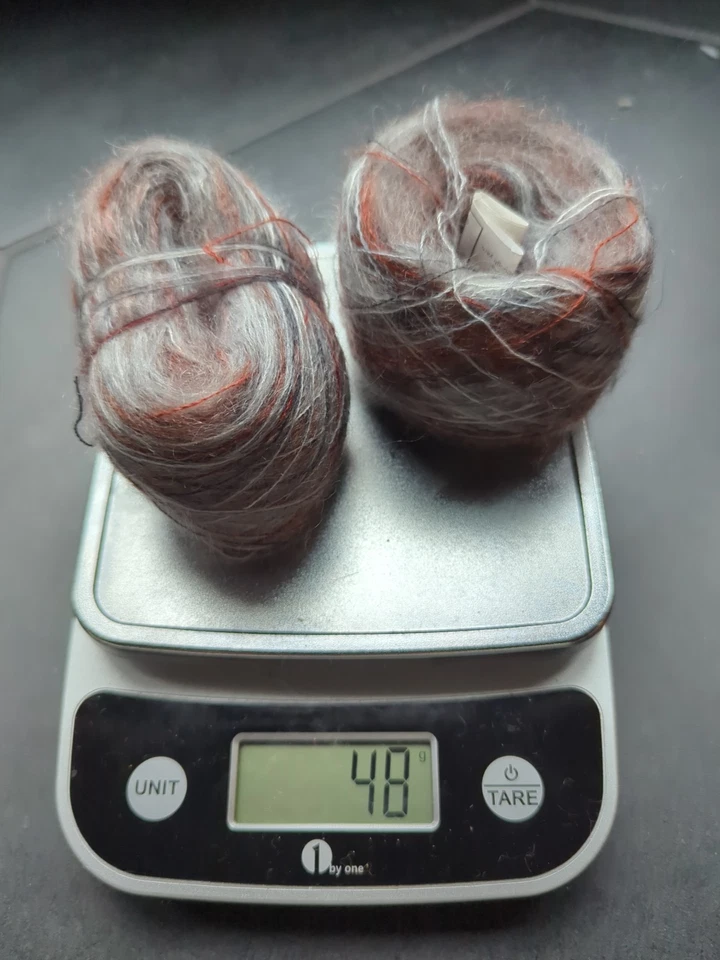 Juego de 2 mohair Artyarns seda 40 % seda 60 % mohair infantil: 48 g total 313 yardas/25 g Foto 1 de 4