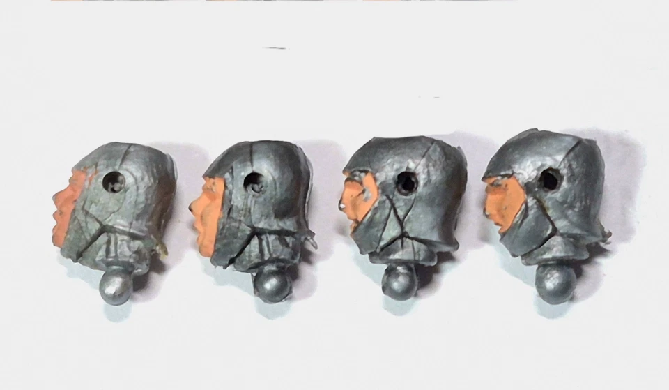 Vintage Britains Historic Series Swoppet Knights Heads 11/11 - Image 1 of 1