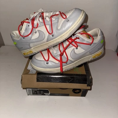 Size 10 - Nike Off-White x Dunk Low Lot 06 of 50 - Image 1 of 4