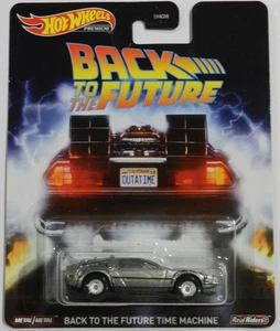 HOT WHEELS BACK TO THE FUTURE RETRO SET - Picture 1 of 6