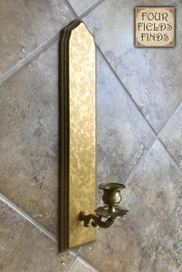 Vintage Home Interiors hohe vertikale goldene Wandleuchte - Bild 1 von 16