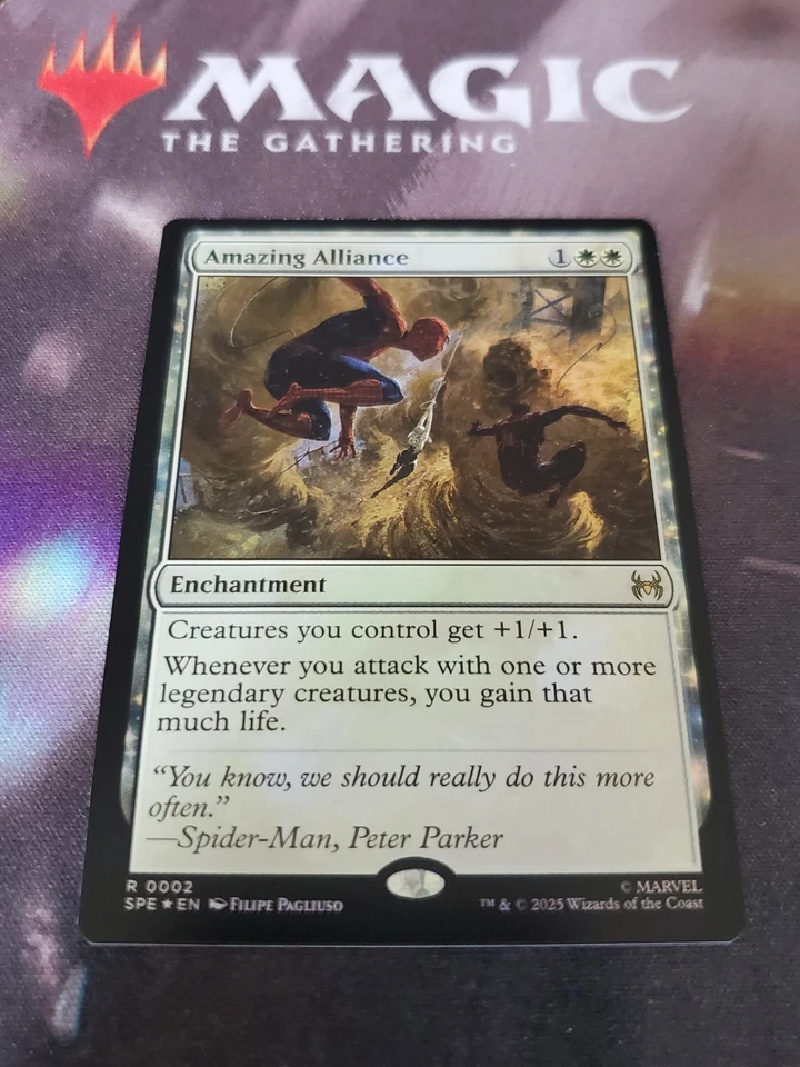 Mtg. Amazing Alliance. Foil. Marvel's Spider-Man: Eternal-Legal. Pack Fresh  - Image 1 of 1