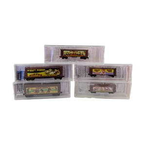 Micro Trains Line Ringling Bros Barnum Bailey Billboard N & Z Scale Train 5P Lot - Picture 1 of 9