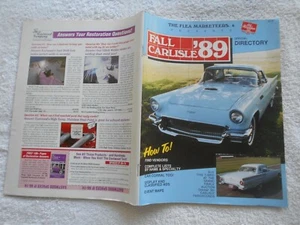 FALL,CARLISLE 1989 COLLECTOR CAR/FLEA MARKET-OFFICIAL DIRECTORY/PROGRAM - Picture 1 of 2