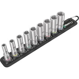 Wera 05004545001 Belt B Deep 1 Socket Set, 3/8 Inch Drive, 9 Pieces - Picture 1 of 9