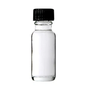 144 Pcs, 15 ML Clear Boston Round Glass Bottle with Phenolic Polycone Liner Cap - Picture 1 of 2