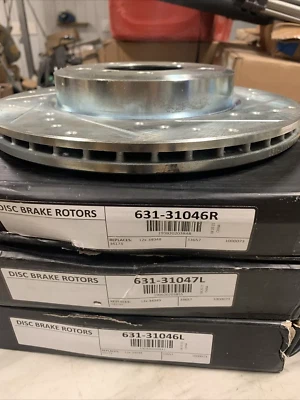 Juego de 4 rotores de freno de zinc plateado para BMW 325ci 325i 2001-2006 con pastillas E46 Foto 1 de 4