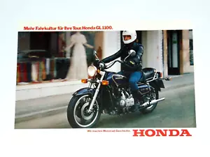 HONDA GL1100 Prospekt 1980 - 1070ccm - Motorrad Prospekt - Picture 1 of 1