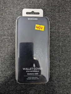 Authentique étui portefeuille Samsung Galaxy A50 noir - NEUF - Photo 1 sur 2