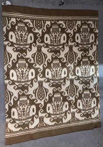 "Huancatex Alpakawolle große Decke wendbar aztekisch Peru 80"" x 62" - Bild 1 von 6
