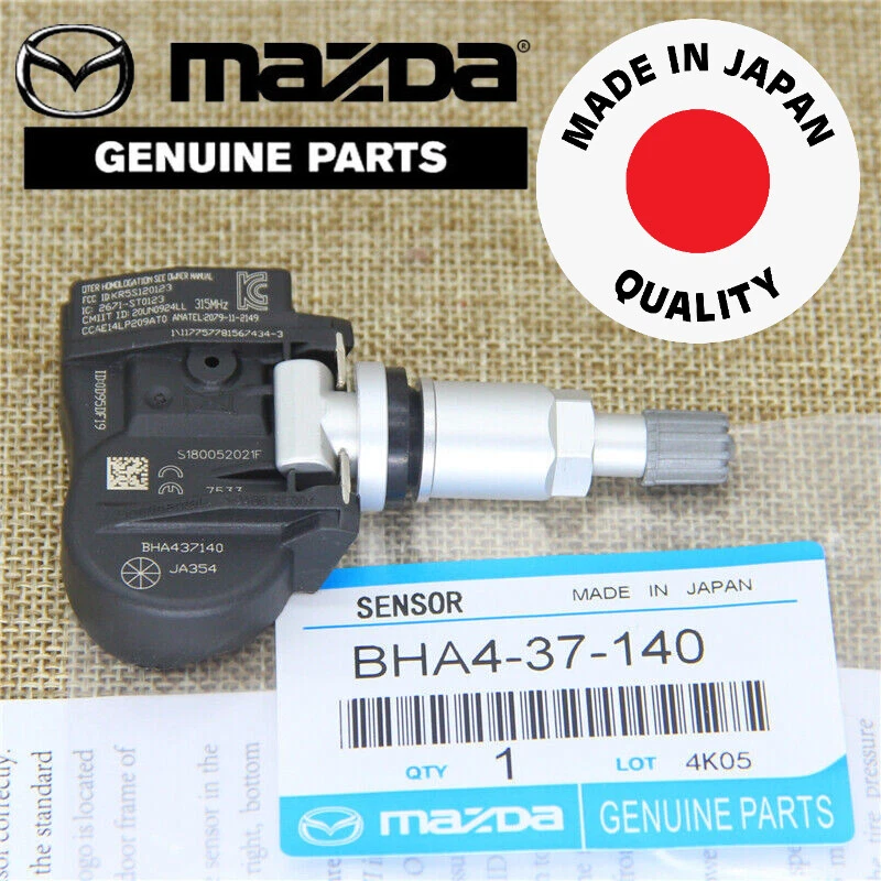ONE TIRE PRESSURE SENSOR TPMS GN3A-37140 fits Mazda 2 3 5 6 CX7 CX9 RX8 Miata - Image 1 of 4