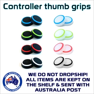 2x Controller Analogue Thumb Grips- PlayStation Xbox Nintendo Switch 360 PS4 PS3 - Picture 1 of 9