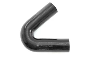 Manguera acoplador de codo de silicona reforzada 135 grados HPS 2-1/2" ID negra 63 mm - Imagen 1 de 3