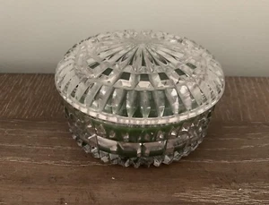 Vintage Cachette Kristall Schmuck Halter ganz natürlich Bienenwachs Pfefferminz Kerze - Bild 1 von 7