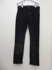 *FLAW* Paige Lennox Slim Stretch Black Shadow Men's Jeans Tag 32W (Real 34Wx33L)