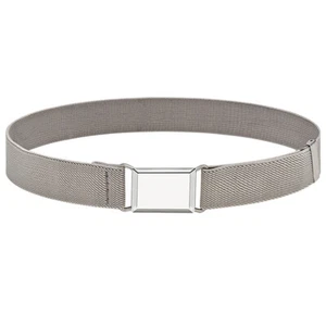 US Fashion Kids Boys Toddler Adjustable Stretch Belt Magnetic Buckle - Picture 1 of 49