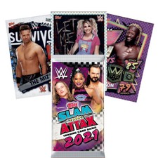 WWE Slam Attax 2021 Trading Cards 301-368 + T,W, Original Packaging Cards to Choose From