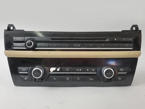 2011 - 2012 Bmw 5 Series F10 Am Fm Radio Audio Climate Temeprature Control Unit - Picture 1 of 9