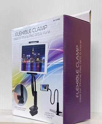 Flexible Clamp ideal for Phone, Tablet, GPS & More, 360 Degree View, New - Image 1 of 3