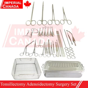40 Pcs Tonsillectomy Adenoidectomy Surgery Set To Remove Tonsils DS-1678 - Picture 1 of 2