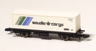 Marklin Z-scale SAUDIA CARGO International Airlines container car - Image 1 of 2
