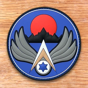 ISRAEL AIR FORCE OVDA AIR BASE PVC PATCH 3D - Picture 1 of 1