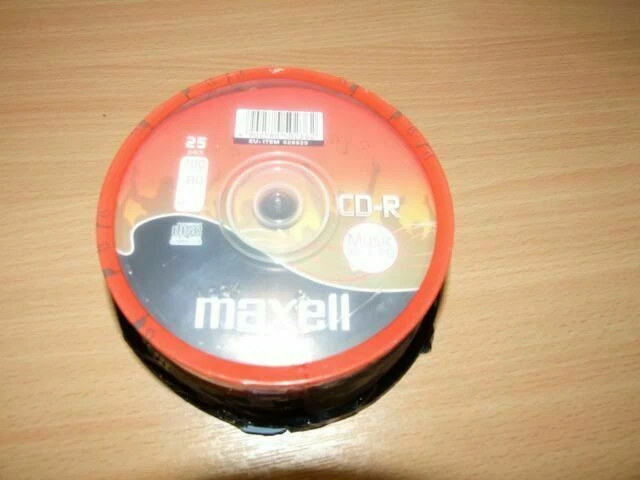 Maxell CD-R80 Audio(52x) 700MB Spindle - Pack of 25 (628529.00.CN) - Image 1 of 1