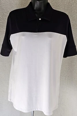 Camisa Top Blusa Sport Haley Mujer Talla M Mediana Negra Blanca Foto 1 de 4