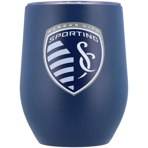 Sporting Kansas City 12oz. Matte Stainless Steel Stemless Tumbler Cover
