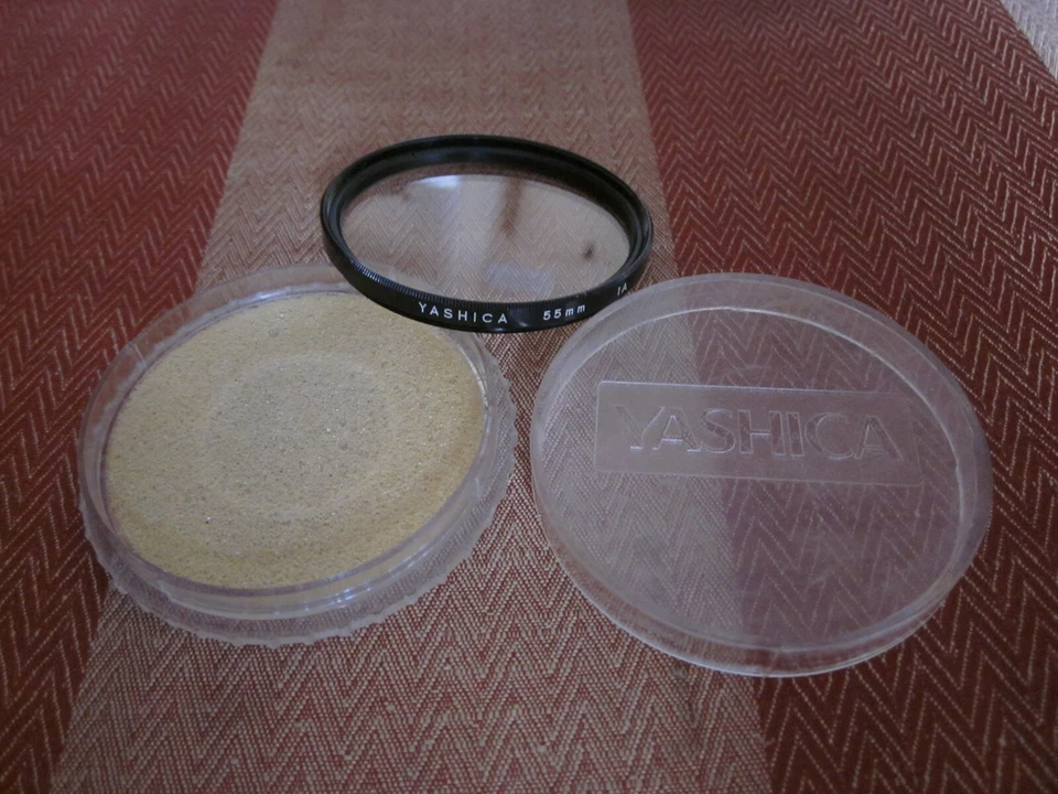 Yashica Original 55mm 1A Protection filter lens in Keeper  - Image 1 of 3
