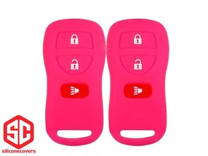 2x New KeyFob Remote Fobik Silicone Cover Fit / For Select Nissan Vehicles - Picture 1 of 2