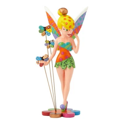 WALT DISNEY BRITTO TINKERBELL BUTTERFLY STAKES  FIGURINE 4058182 BRAND NEW BOXED - Image 1 of 3